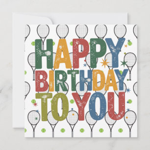 Cartão Tênis Birthday