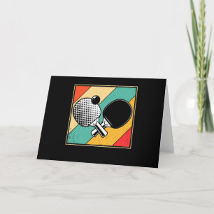 Cartão Tênis da Mesa retrógrada - Pino do pino da pinagem