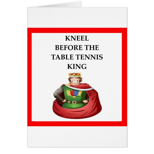 Cartão ténis de mesa (Frente)