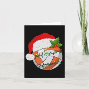 Cartão Tênis de Mulheres do Papai Noel de Voleibol