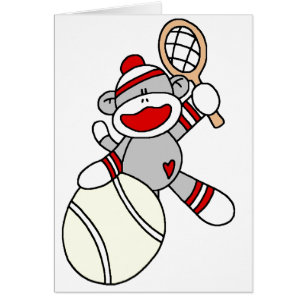 Cartão Tênis do macaco da peúga