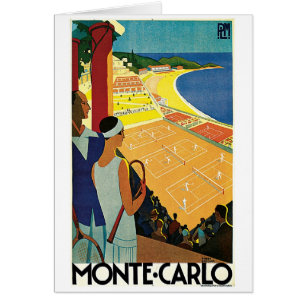 Cartão Tênis em Monte - Carlo