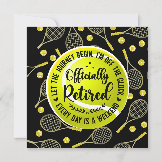 Cartão Tênis Retirada do jogador e do ventilador (Frente)