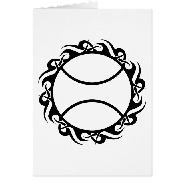 Cartão tênis. tribal. (Frente)