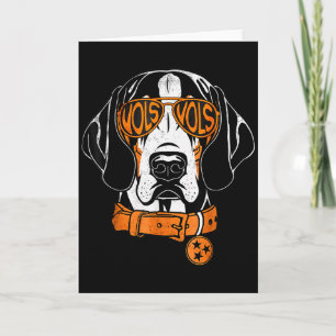 Cartão Tennessee Cachorro Sungles T Bluetick Coonhound Mu