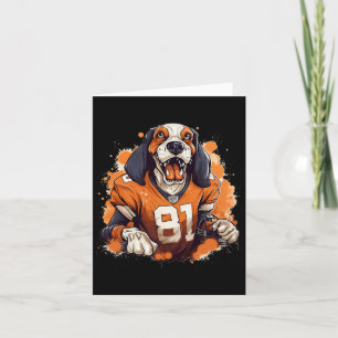 Cartão Tennessee Dog Sport Amava Tennessee Tri Stars