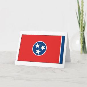 Cartão Tennessee Flag