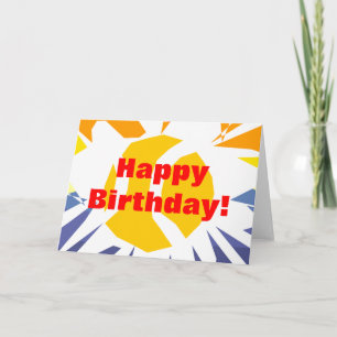 Cartão Tennis Birthday Card