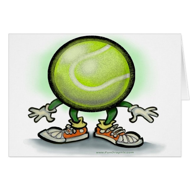 Cartão TennisCard (Frente Horizontal)