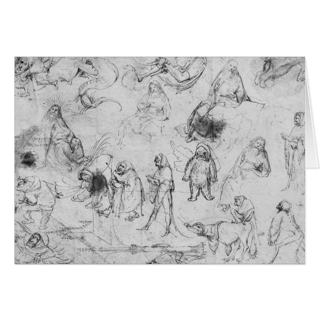 Cartão Tentação de St Anthony (Frente Horizontal)