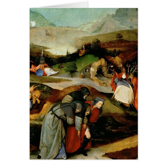 Cartão Tentação de St Anthony (Frente)