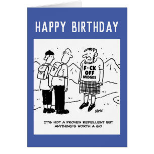 Cartão Tentativa do escocês de repelir os impostores