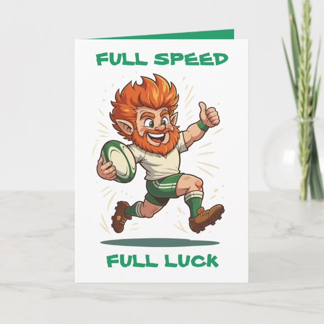 Cartão Tente a Tarifa do Dia de Partida de St Patricks Li (Frente)