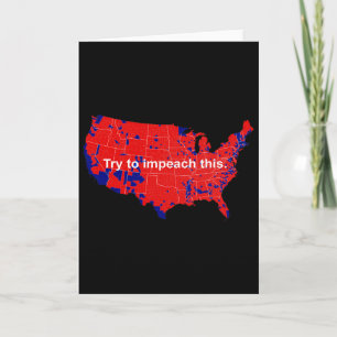 Cartão Tente Impugnar Este Mapa Eleitoral de 2016 Trump