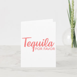 Cartão Tequila Por Favor Camisa _ Cinco de Mayo Bebendo T