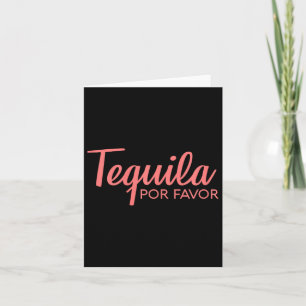 Cartão Tequila Por Favor Camisa Cinco De Mayo Bebendo Tee