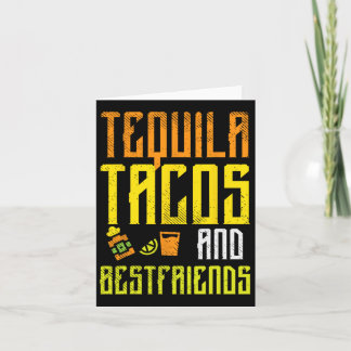 Cartão Tequila Tacos Bestamigos Funny Cinco De Mayo Drin