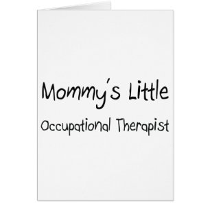 Cartão Terapeuta ocupacional pequeno de Mommys