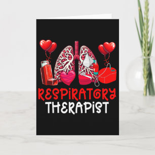 Cartão Terapeuta Respiratório Equipe de Trabalho do Dia d