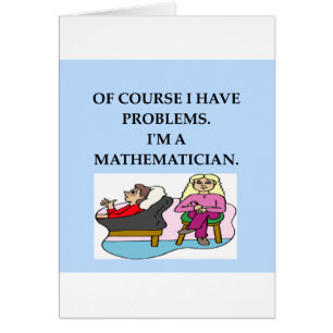 Cartão terapia da matemática