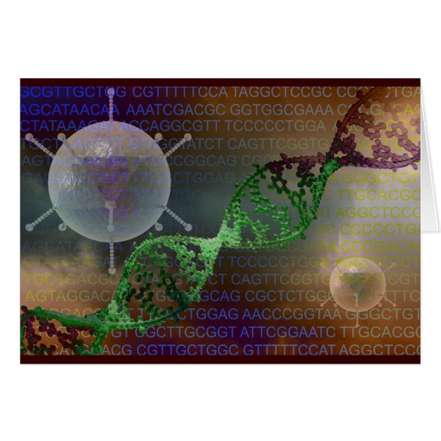 Cartão Terapia genética (Frente Horizontal)