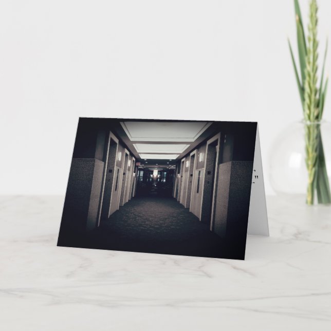 Cartão "Terça-feira, dia 17" Hallowe’en Card (Frente)