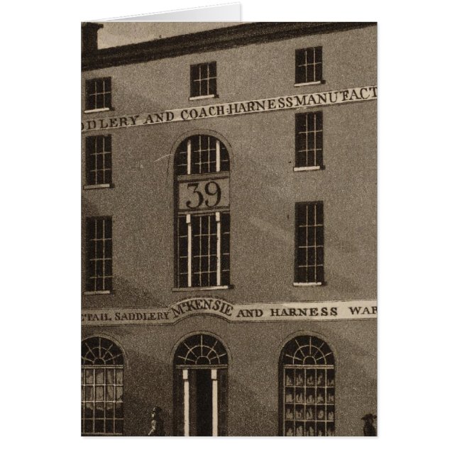 Cartão Terceira rua na Filadélfia (Frente)