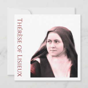 Cartão Teresa de Lisieux (c. 1890)