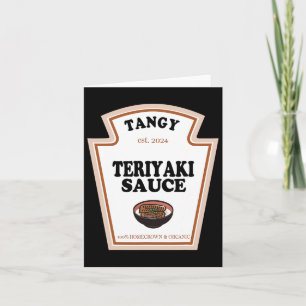 Cartão Teriyaki Sauce Condice Group Family Halloween Co