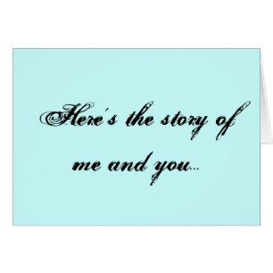 Cartão Término do livro de histórias