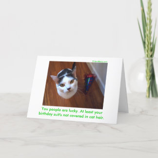 Cartão Terno de aniversário