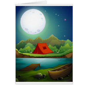 Cartão Terra de acampamento