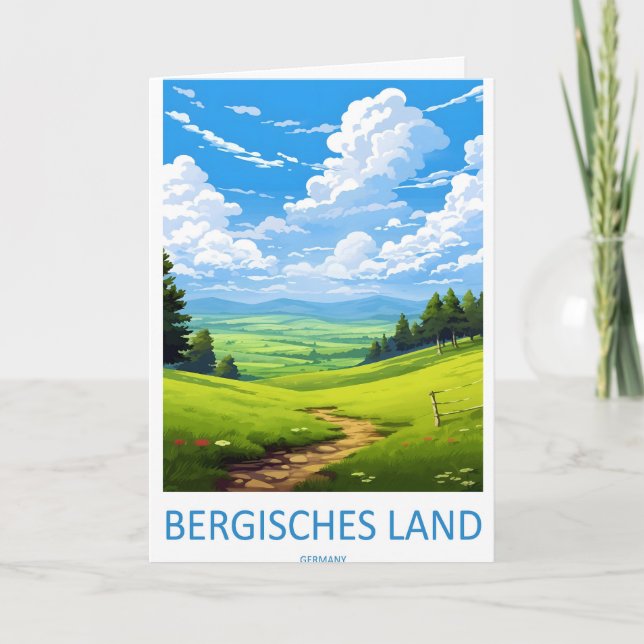 Cartão Terra de Bergische 1 (Frente)