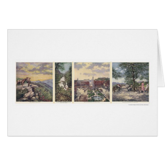 Cartão Terra do poster 1917 do céu (Frente Horizontal)