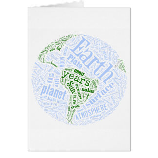 Cartão Terra em Tagxedo