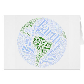Cartão Terra em Tagxedo