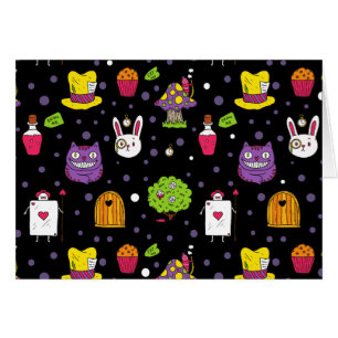 Cartão terra natalina negra