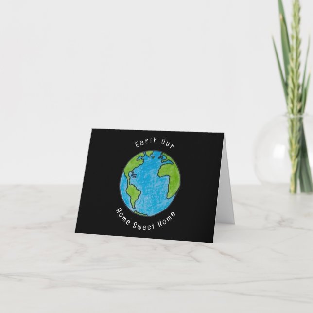 Cartão Terra Nossa Casa Doce Casa (Frente)