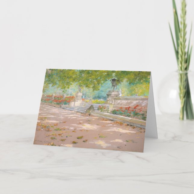 Cartão Terrace, Parque Prospect | William Merritt Chase (Frente)