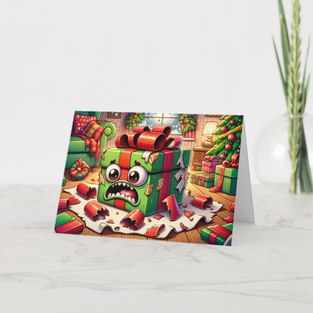 Cartão Terror Não Empachado: O Dentro Surpresa (Frente)