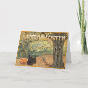Cartão Terrorista Escocês no Halloween