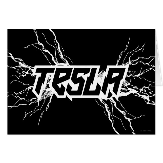 Cartão Tesla (Frente Horizontal)