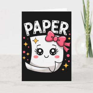 Cartão Tesoura de papel de Halloween Pedra de correspondê