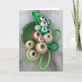 Cartão Tesoura Verde