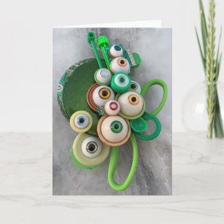 Cartão Tesoura Verde