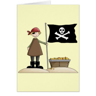 Cartão Tesouro do pirata
