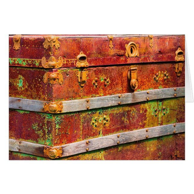 Cartão Tesouro meteorizado (Frente Horizontal)