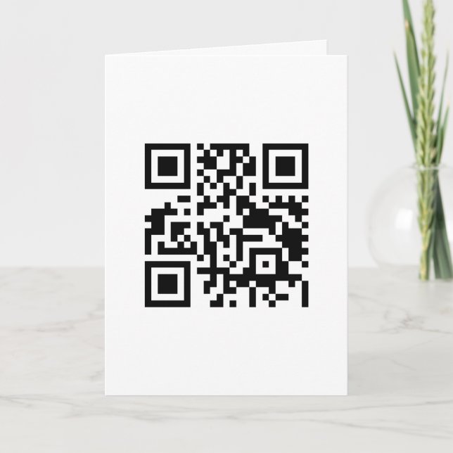 Cartão teste de código QR (Frente)