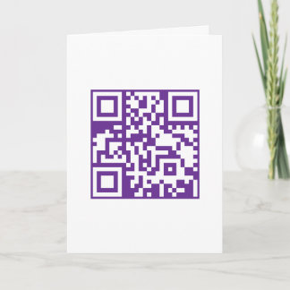 Cartão teste de código QR dois