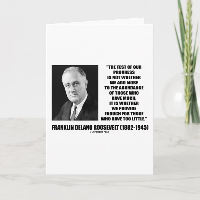 Cartão Teste De Nosso Progresso Acrescentar Oferece Muito (Frente)